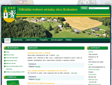 Tablet Screenshot of kohoutov.info
